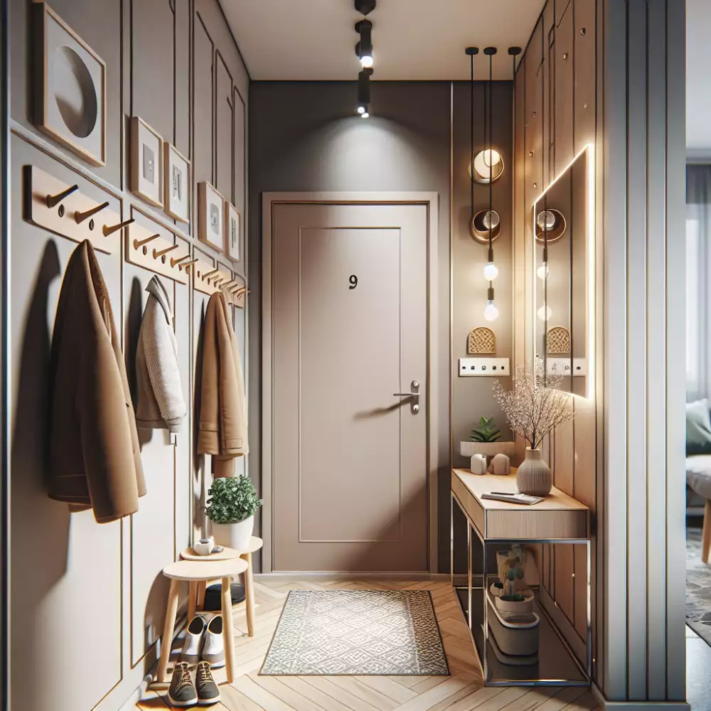 malá předsíň v paneláku